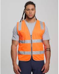 Safety Hi-Vis Vest with ID & Utility Pockets | Unisex